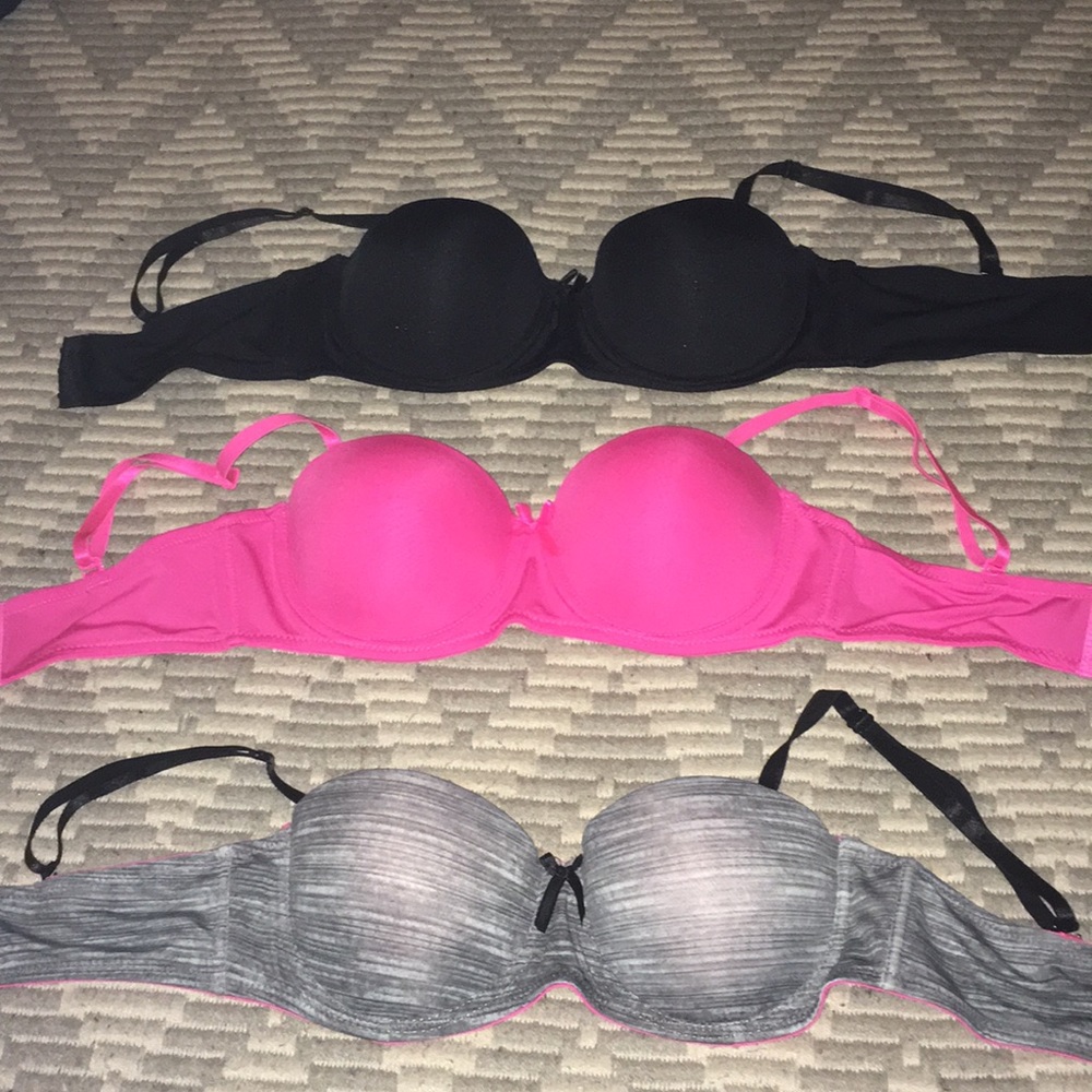 3 “always a flirt” bras